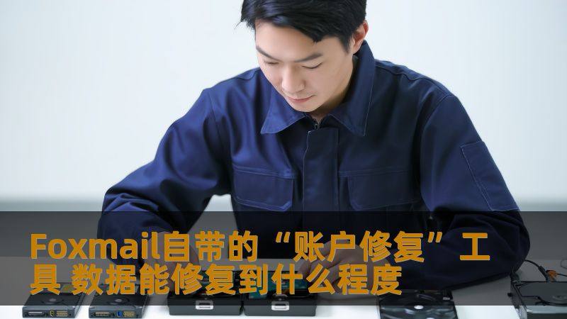 Foxmail自带的“账户修复”工具 数据能修复到什么程度