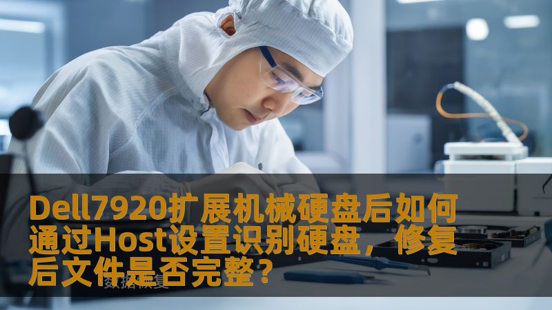 Dell7920扩展机械硬盘后如何通过Host设置识别硬盘,修复后文件是否完整? Dell7920扩展机械硬盘后如何通过Host设置识别硬盘,修复后文件是否完整?