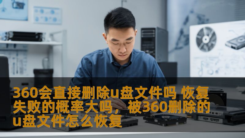 360会直接删除u盘文件吗 恢复失败的概率大吗，被360删除的u盘文件怎么恢复