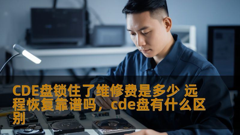 CDE盘锁住了维修费是多少 远程恢复靠谱吗，cde盘有什么区别
