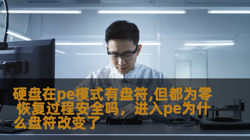 硬盘在pe模式有盘符,但都为零 恢复过程安全吗，进入pe为什么盘符改变了