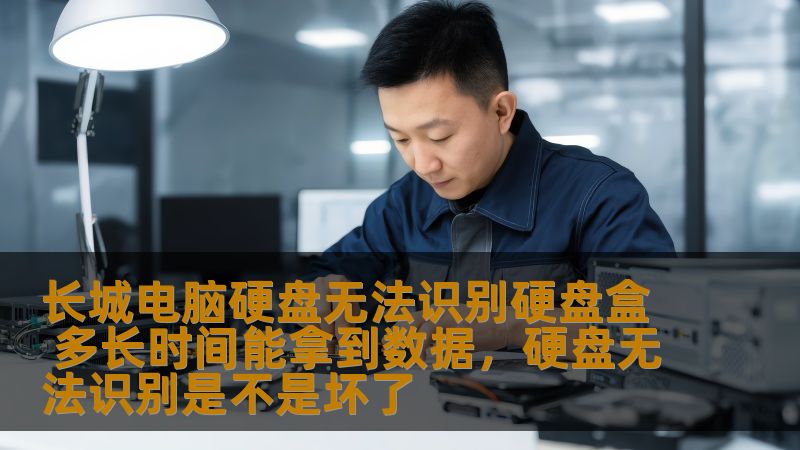 长城电脑硬盘无法识别硬盘盒 多长时间能拿到数据，硬盘无法识别是不是坏了