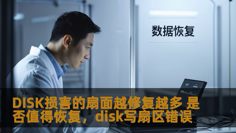 DISK损害的扇面越修复越多 是否值得恢复，disk写扇区错误