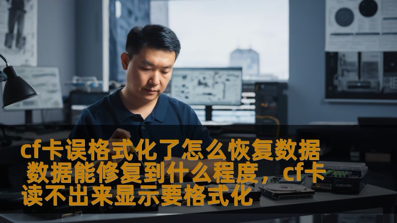 cf卡误格式化了怎么恢复数据 数据能修复到什么程度，cf卡读不出来显示要格式化