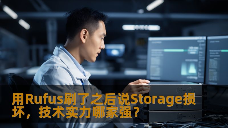 用Rufus刷了之后说Storage损坏，技术实力哪家强？