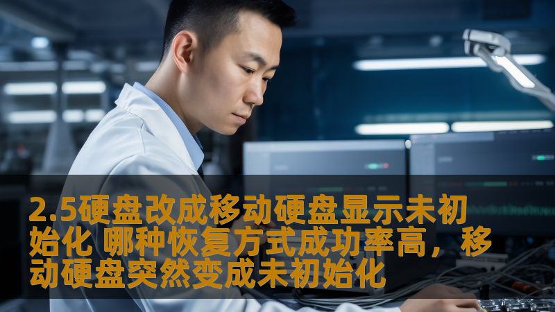 2.5硬盘改成移动硬盘显示未初始化 哪种恢复方式成功率高，移动硬盘突然变成未初始化