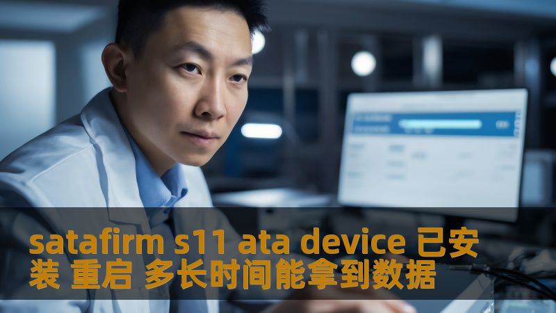satafirm s11 ata device 已安装 重启 多长时间能拿到数据
