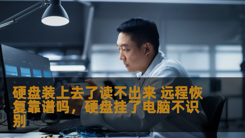 硬盘装上去了读不出来 远程恢复靠谱吗，硬盘挂了电脑不识别