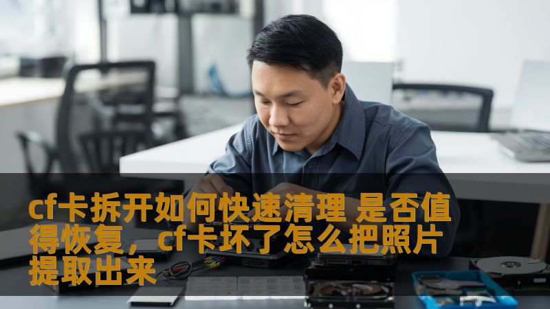 cf卡拆开如何快速清理 是否值得恢复，cf卡坏了怎么把照片提取出来