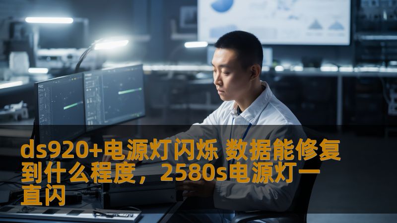 ds920+电源灯闪烁 数据能修复到什么程度，2580s电源灯一直闪