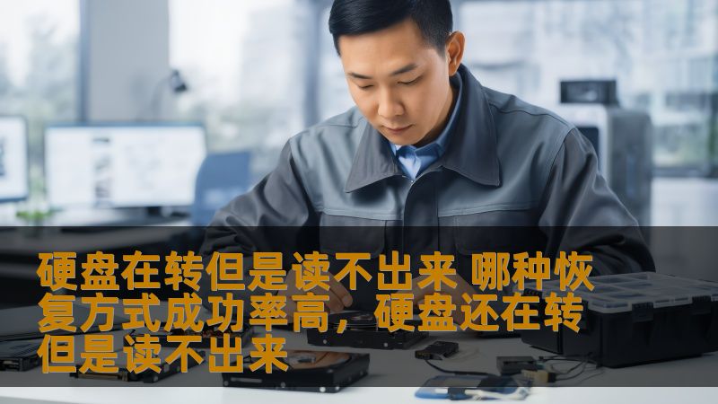 硬盘在转但是读不出来 哪种恢复方式成功率高，硬盘还在转但是读不出来