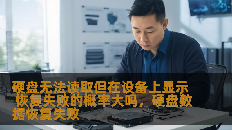 硬盘无法读取但在设备上显示 恢复失败的概率大吗,硬盘数据恢复失败 硬盘无法读取但在设备上显示 恢复失败的概率大吗,硬盘数据恢复失败