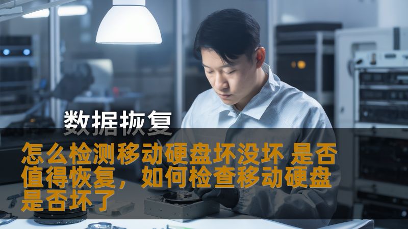 怎么检测移动硬盘坏没坏 是否值得恢复，如何检查移动硬盘是否坏了