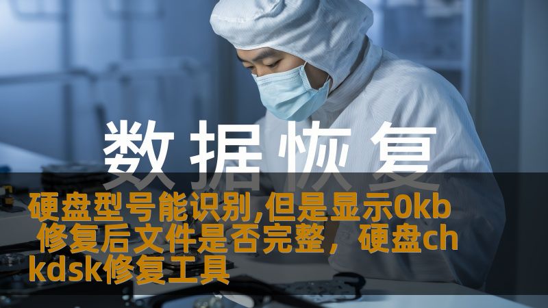 硬盘型号能识别,但是显示0kb 修复后文件是否完整，硬盘chkdsk修复工具