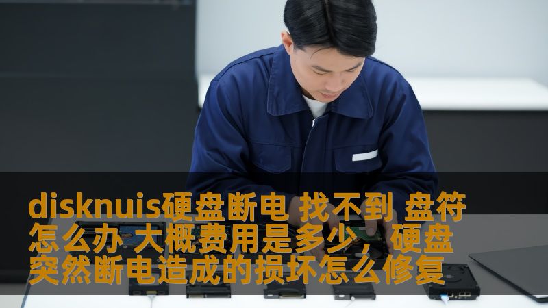 disknuis硬盘断电 找不到 盘符怎么办 大概费用是多少，硬盘突然断电造成的损坏怎么修复