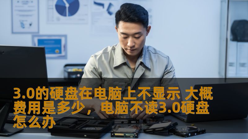 3.0的硬盘在电脑上不显示 大概费用是多少,电脑不读3.0硬盘怎么办 3.0的硬盘在电脑上不显示 大概费用是多少,电脑不读3.0硬盘怎么办