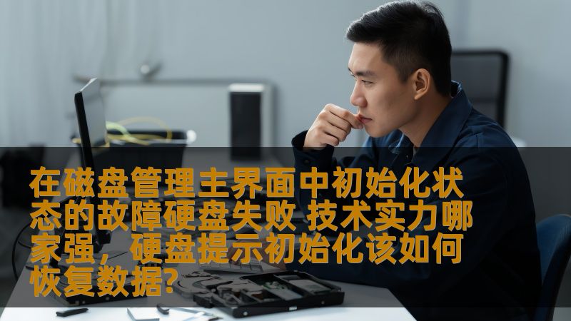 在磁盘管理主界面中初始化状态的故障硬盘失败 技术实力哪家强，硬盘提示初始化该如何恢复数据?