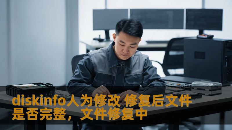 diskinfo人为修改 修复后文件是否完整，文件修复中