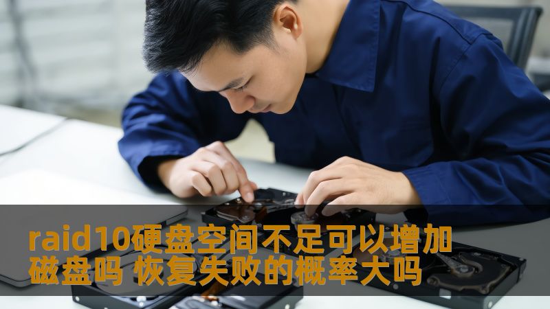 raid10硬盘空间不足可以增加磁盘吗 恢复失败的概率大吗 raid10硬盘空间不足可以增加磁盘吗 恢复失败的概率大吗