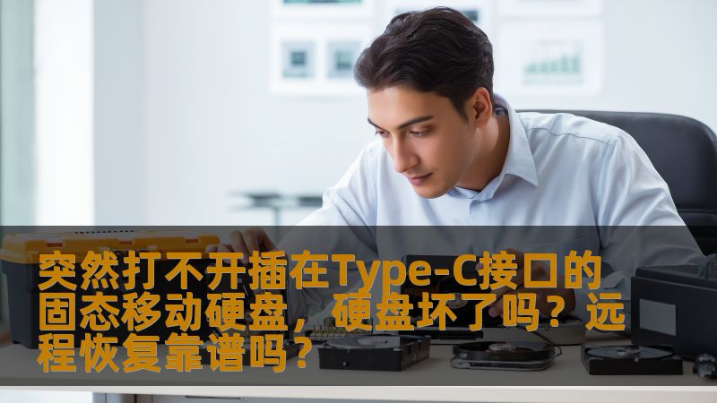突然打不开插在Type-C接口的固态移动硬盘，硬盘坏了吗？远程恢复靠谱吗？