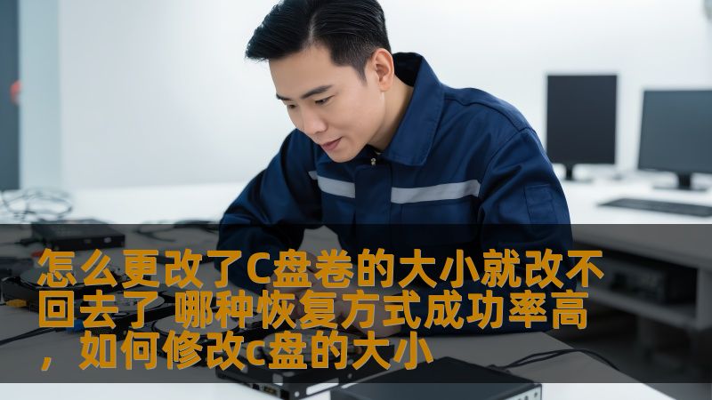 怎么更改了C盘卷的大小就改不回去了 哪种恢复方式成功率高,如何修改c盘的大小 怎么更改了C盘卷的大小就改不回去了 哪种恢复方式成功率高,如何修改c盘的大小