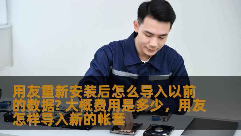 用友重新安装后怎么导入以前的数据? 大概费用是多少，用友怎样导入新的帐套