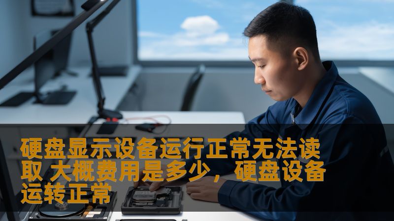 硬盘显示设备运行正常无法读取 大概费用是多少，硬盘设备运转正常