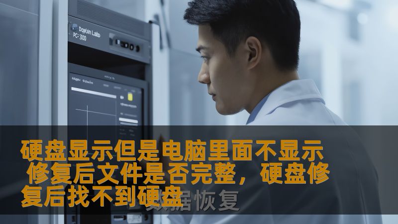 硬盘显示但是电脑里面不显示 修复后文件是否完整，硬盘修复后找不到硬盘