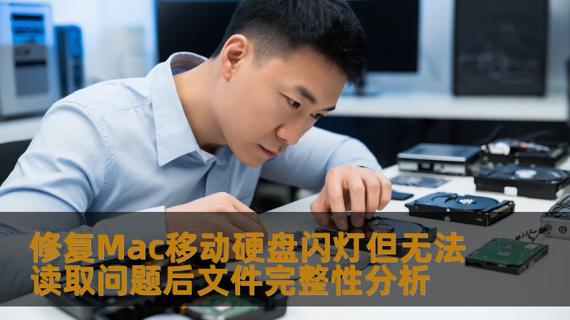 修复Mac移动硬盘闪灯但无法读取问题后文件完整性分析 修复Mac移动硬盘闪灯但无法读取问题后文件完整性分析