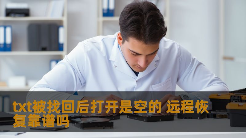 txt被找回后打开是空的 远程恢复靠谱吗 txt被找回后打开是空的 远程恢复靠谱吗