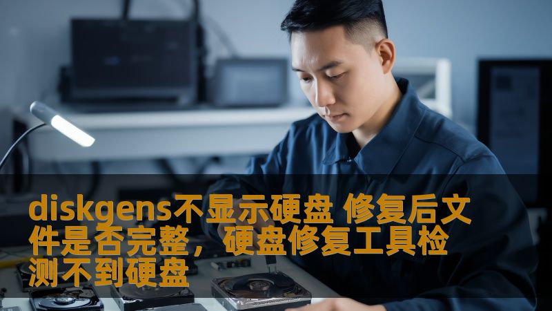 diskgens不显示硬盘 修复后文件是否完整，硬盘修复工具检测不到硬盘