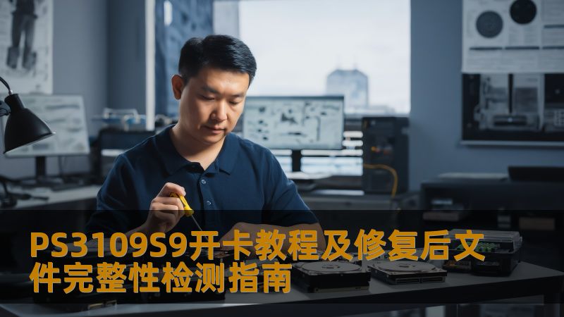 PS3109S9开卡教程及修复后文件完整性检测指南