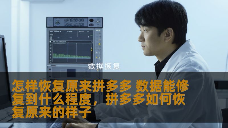 怎样恢复原来拼多多 数据能修复到什么程度，拼多多如何恢复原来的样子