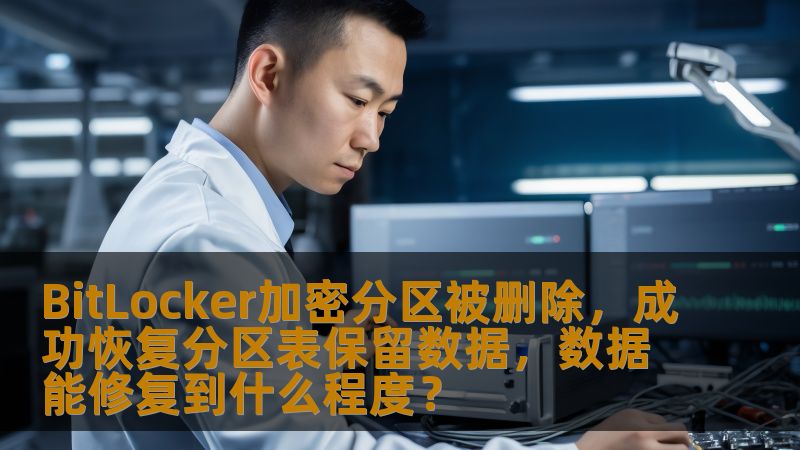 BitLocker加密分区被删除,成功恢复分区表保留数据,数据能修复到什么程度? BitLocker加密分区被删除,成功恢复分区表保留数据,数据能修复到什么程度?