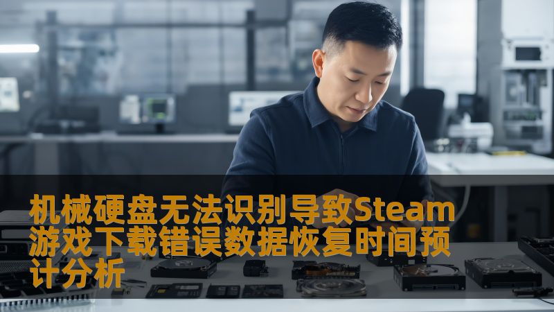机械硬盘无法识别导致Steam游戏下载错误数据恢复时间预计分析