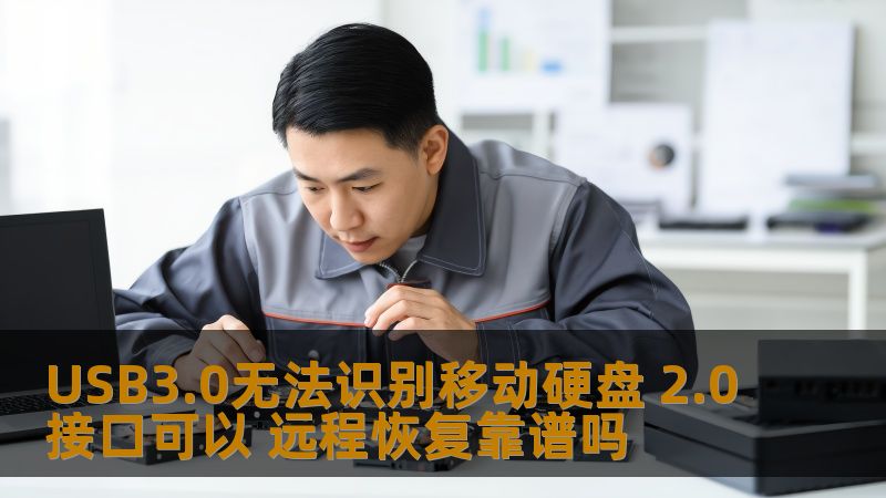 USB3.0无法识别移动硬盘 2.0接口可以 远程恢复靠谱吗