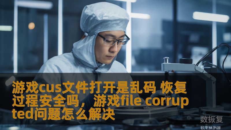 游戏cus文件打开是乱码 恢复过程安全吗，游戏file corrupted问题怎么解决