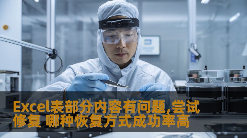 Excel表部分内容有问题,尝试修复 哪种恢复方式成功率高