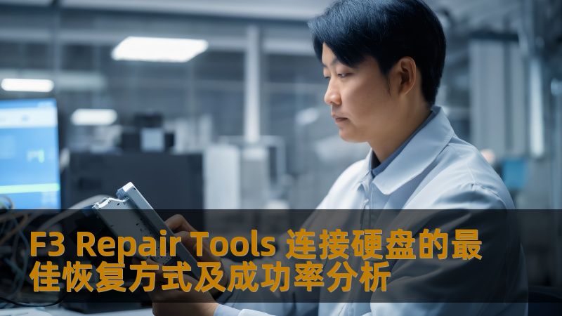 F3 Repair Tools 连接硬盘的最佳恢复方式及成功率分析