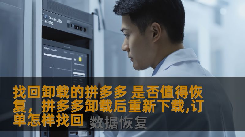 找回卸载的拼多多 是否值得恢复，拼多多卸载后重新下载,订单怎样找回