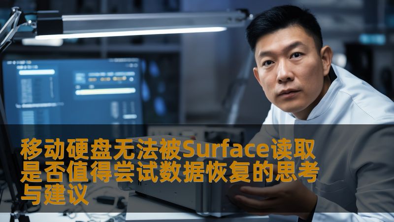移动硬盘无法被Surface读取是否值得尝试数据恢复的思考与建议