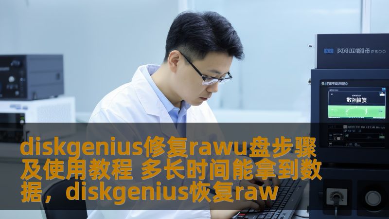 diskgenius修复rawu盘步骤及使用教程 多长时间能拿到数据，diskgenius恢复raw