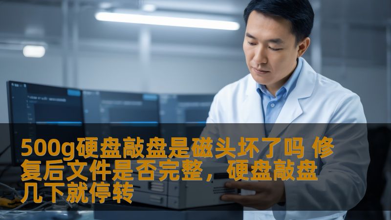 500g硬盘敲盘是磁头坏了吗 修复后文件是否完整，硬盘敲盘几下就停转