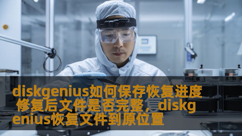 diskgenius如何保存恢复进度 修复后文件是否完整，diskgenius恢复文件到原位置