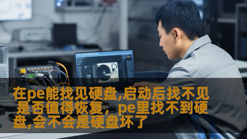 在pe能找见硬盘,启动后找不见 是否值得恢复，pe里找不到硬盘,会不会是硬盘坏了