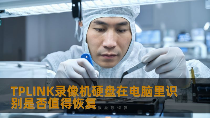 TPLINK录像机硬盘在电脑里识别是否值得恢复