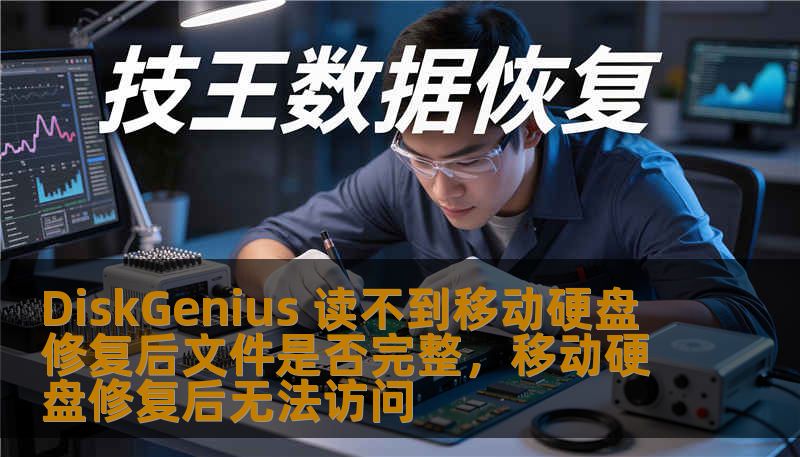 DiskGenius 读不到移动硬盘 修复后文件是否完整，移动硬盘修复后无法访问