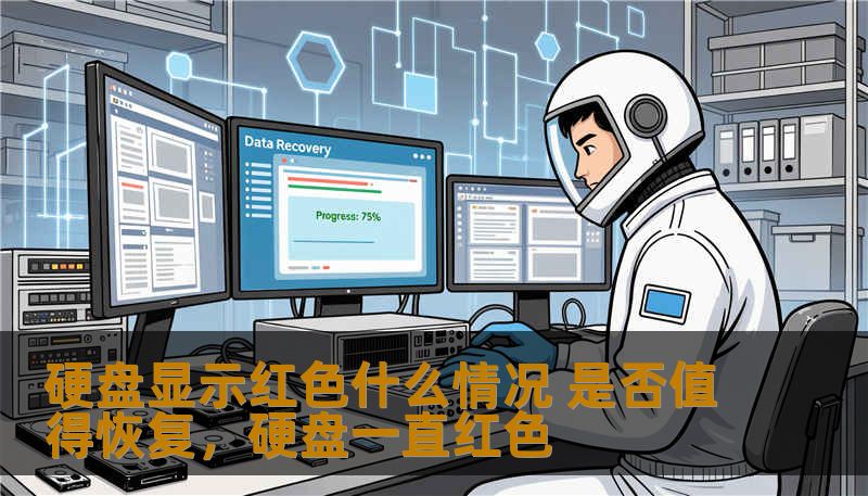 硬盘显示红色什么情况 是否值得恢复，硬盘一直红色