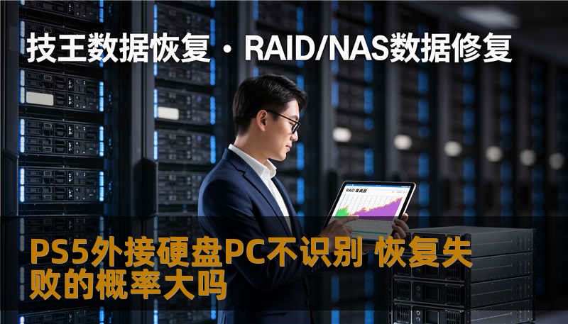 PS5外接硬盘PC不识别 恢复失败的概率大吗