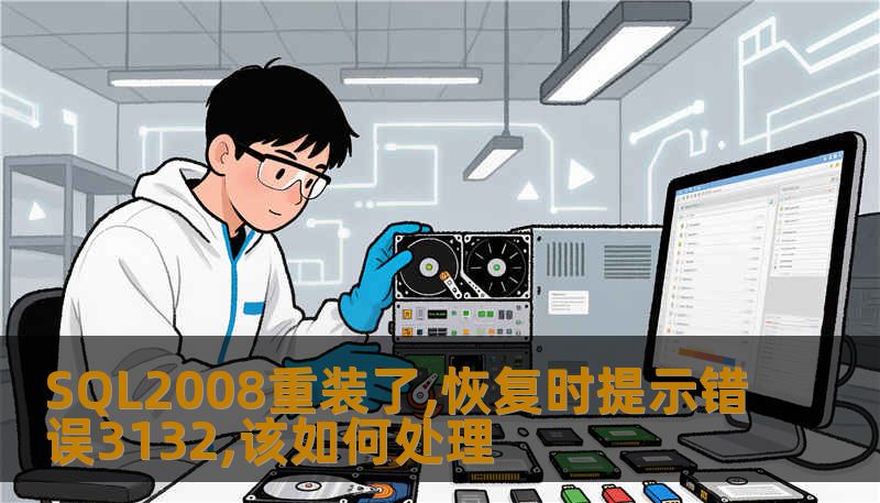 SQL2008重装了,恢复时提示错误3132,该如何处理